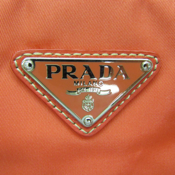 Prada VELA BR3851 Women's Nylon Handbag,Shoulder Bag Pink Orange - Picture 8 of 14